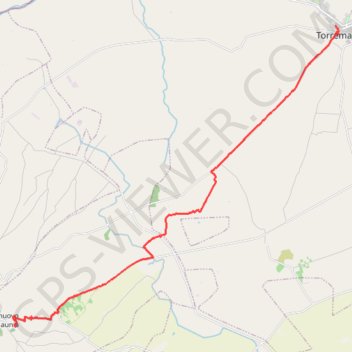 Itinéraire De Torremaggiore à Castelnuovo della Daunia, distance, dénivelé, altitude, carte, profil, trace GPS