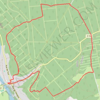 Itinéraire Maron, distance, dénivelé, altitude, carte, profil, trace GPS