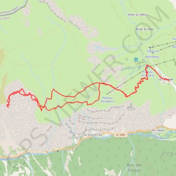 Itinéraire Lac Lérié, distance, dénivelé, altitude, carte, profil, trace GPS