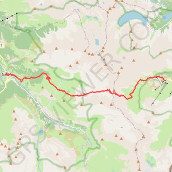 Itinéraire J4_PIAU_ENGALY_-_GEDRE, distance, dénivelé, altitude, carte, profil, trace GPS