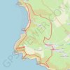 Itinéraire Cotentin, Jobourg, distance, dénivelé, altitude, carte, profil, trace GPS