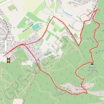 Itinéraire Rando Rochers de Baudes aux Taillades, distance, dénivelé, altitude, carte, profil, trace GPS