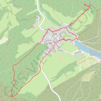 Itinéraire À la découverte des sites néolithiques autour de Haspelschiedt, distance, dénivelé, altitude, carte, profil, trace GPS
