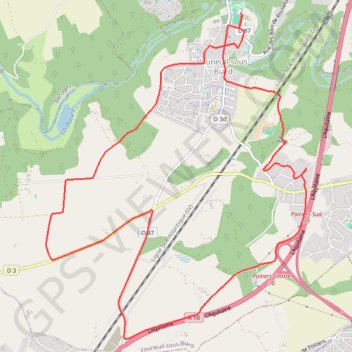 Itinéraire Sentier de la Grand Vallée, distance, dénivelé, altitude, carte, profil, trace GPS