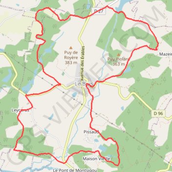 Itinéraire Rando Le buis, distance, dénivelé, altitude, carte, profil, trace GPS