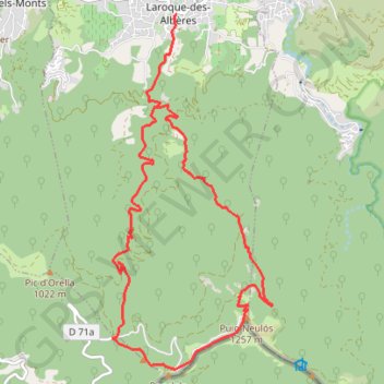 Itinéraire ITILAR066FS0000V, distance, dénivelé, altitude, carte, profil, trace GPS