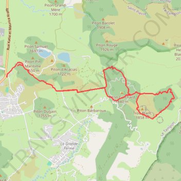 Itinéraire Sortie Ouest Trail Groupe 1, distance, dénivelé, altitude, carte, profil, trace GPS