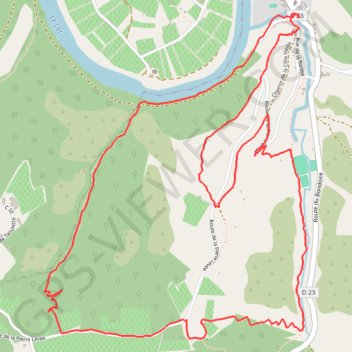 Itinéraire Point de vue Saint-Vincent-Rive-d'Olt, distance, dénivelé, altitude, carte, profil, trace GPS