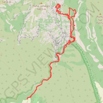Itinéraire Ermitage San Martin, distance, dénivelé, altitude, carte, profil, trace GPS