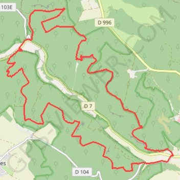 Itinéraire Les balcons du Suzon, distance, dénivelé, altitude, carte, profil, trace GPS