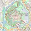 Itinéraire Autour de la citadelle de Lille, distance, dénivelé, altitude, carte, profil, trace GPS