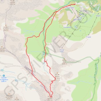 Itinéraire Pic de la Géla, distance, dénivelé, altitude, carte, profil, trace GPS