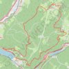 Itinéraire Boucle_Nantua_-_Roche_rousse_-_Les_combes_-_Mont_burdet_-_Sous_le_mont_jora_-_Les_fècles, distance, dénivelé, altitude, carte, profil, trace GPS