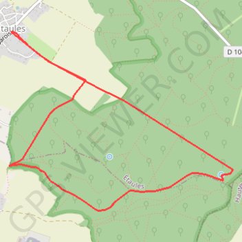 Itinéraire Lavoir Darois, distance, dénivelé, altitude, carte, profil, trace GPS
