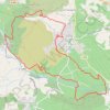 Itinéraire De la tourelle aux meules Nébian, distance, dénivelé, altitude, carte, profil, trace GPS