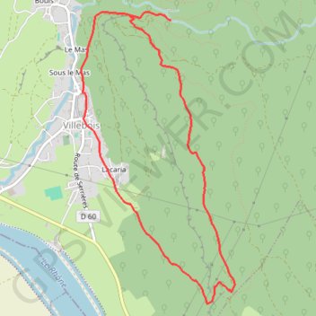 Itinéraire Creux de la Boulie, distance, dénivelé, altitude, carte, profil, trace GPS