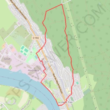 Itinéraire ITINOR076V51BE3O, distance, dénivelé, altitude, carte, profil, trace GPS