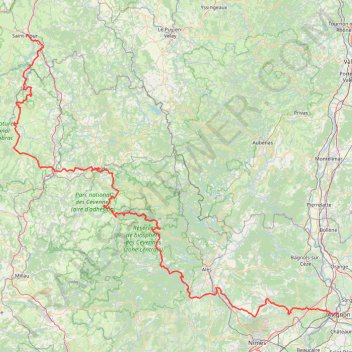 Itinéraire gpx CHEMIN 2025_1, distance, dénivelé, altitude, carte, profil, trace GPS