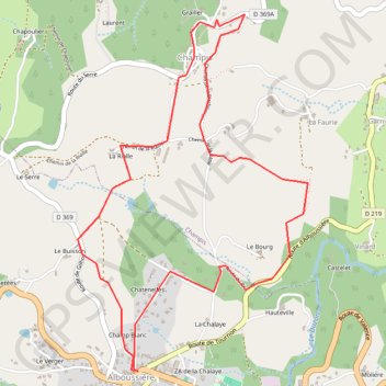 Itinéraire La pierre Branlante, distance, dénivelé, altitude, carte, profil, trace GPS