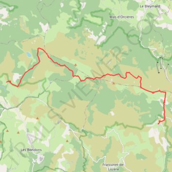 Itinéraire Hautes Terres PNC 5 - 2021, distance, dénivelé, altitude, carte, profil, trace GPS