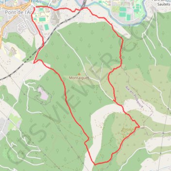 Itinéraire Tour du Montaiguet, distance, dénivelé, altitude, carte, profil, trace GPS