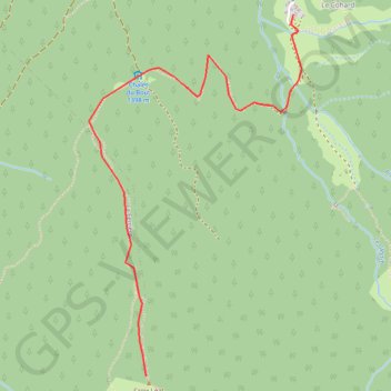Itinéraire 1000015982, distance, dénivelé, altitude, carte, profil, trace GPS