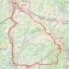 Itinéraire Lyon (311,6 km), distance, dénivelé, altitude, carte, profil, trace GPS