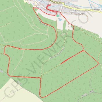 Itinéraire Gorze (57), distance, dénivelé, altitude, carte, profil, trace GPS
