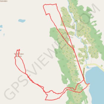 Itinéraire Norvège - Alpes de lyngen - Arnoya - Trolltinden, distance, dénivelé, altitude, carte, profil, trace GPS