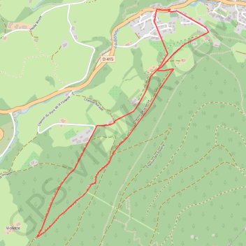 Itinéraire L'Étang du Vallon, distance, dénivelé, altitude, carte, profil, trace GPS