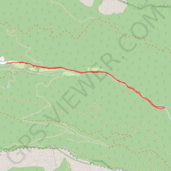 Itinéraire Forêt de SAOU vers le pré de l'ane par le coeur de la forêt, distance, dénivelé, altitude, carte, profil, trace GPS
