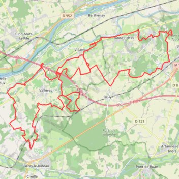 Itinéraire Le Raid Bibendum à Savonnières, distance, dénivelé, altitude, carte, profil, trace GPS