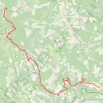 Itinéraire Grande Traversée des PréAlpes : variante Saillans - Montmorin, distance, dénivelé, altitude, carte, profil, trace GPS