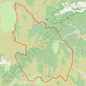 Itinéraire mont lozere nord, distance, dénivelé, altitude, carte, profil, trace GPS