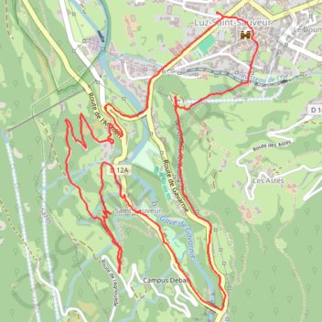 Itinéraire Pont Napoléon, distance, dénivelé, altitude, carte, profil, trace GPS
