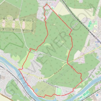 Itinéraire Rando BOISSETTES, distance, dénivelé, altitude, carte, profil, trace GPS