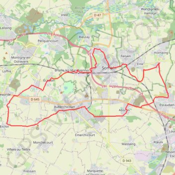 Itinéraire Bassin-sur-plateau, bassin-sur-plaine, distance, dénivelé, altitude, carte, profil, trace GPS