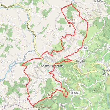 Itinéraire TTP 20 km, distance, dénivelé, altitude, carte, profil, trace GPS