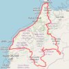 Itinéraire Maroc en boucle depuis Tanger, distance, dénivelé, altitude, carte, profil, trace GPS