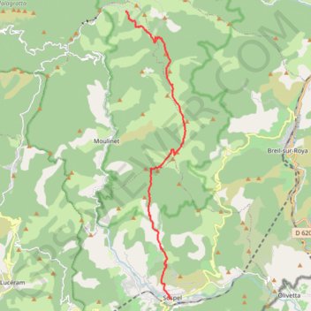 Itinéraire Randonnée GR5, distance, dénivelé, altitude, carte, profil, trace GPS