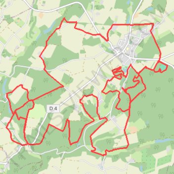 Itinéraire Nouzilly, distance, dénivelé, altitude, carte, profil, trace GPS