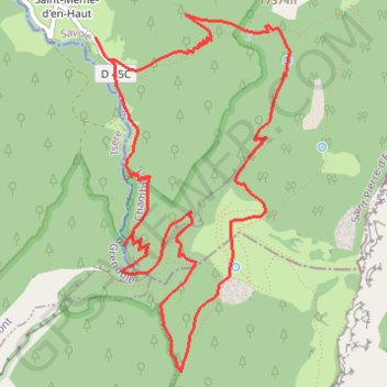 Itinéraire Pas Ruat, Pas de la Mort et Chemin de Tracarta, distance, dénivelé, altitude, carte, profil, trace GPS