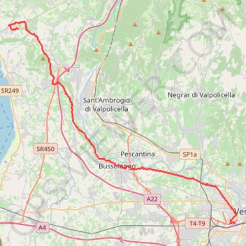 Itinéraire new, distance, dénivelé, altitude, carte, profil, trace GPS