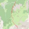 Itinéraire Pointes Longues - Sommet N (Tête des trois hommes), distance, dénivelé, altitude, carte, profil, trace GPS