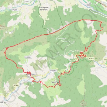 Itinéraire montagne de Chabre, distance, dénivelé, altitude, carte, profil, trace GPS