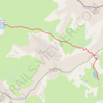 Itinéraire J3 Col Malrif, distance, dénivelé, altitude, carte, profil, trace GPS