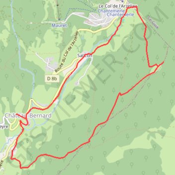 Itinéraire Le pré du Playnet et le Col du Soliet par Château Bernard, distance, dénivelé, altitude, carte, profil, trace GPS