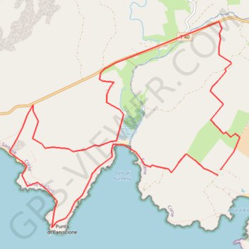 Itinéraire La Tour D'Olmeto - Corse, distance, dénivelé, altitude, carte, profil, trace GPS