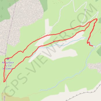 Itinéraire Col de Cenise, distance, dénivelé, altitude, carte, profil, trace GPS