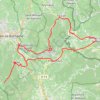 Itinéraire 2018 Provence 4D day 1, distance, dénivelé, altitude, carte, profil, trace GPS